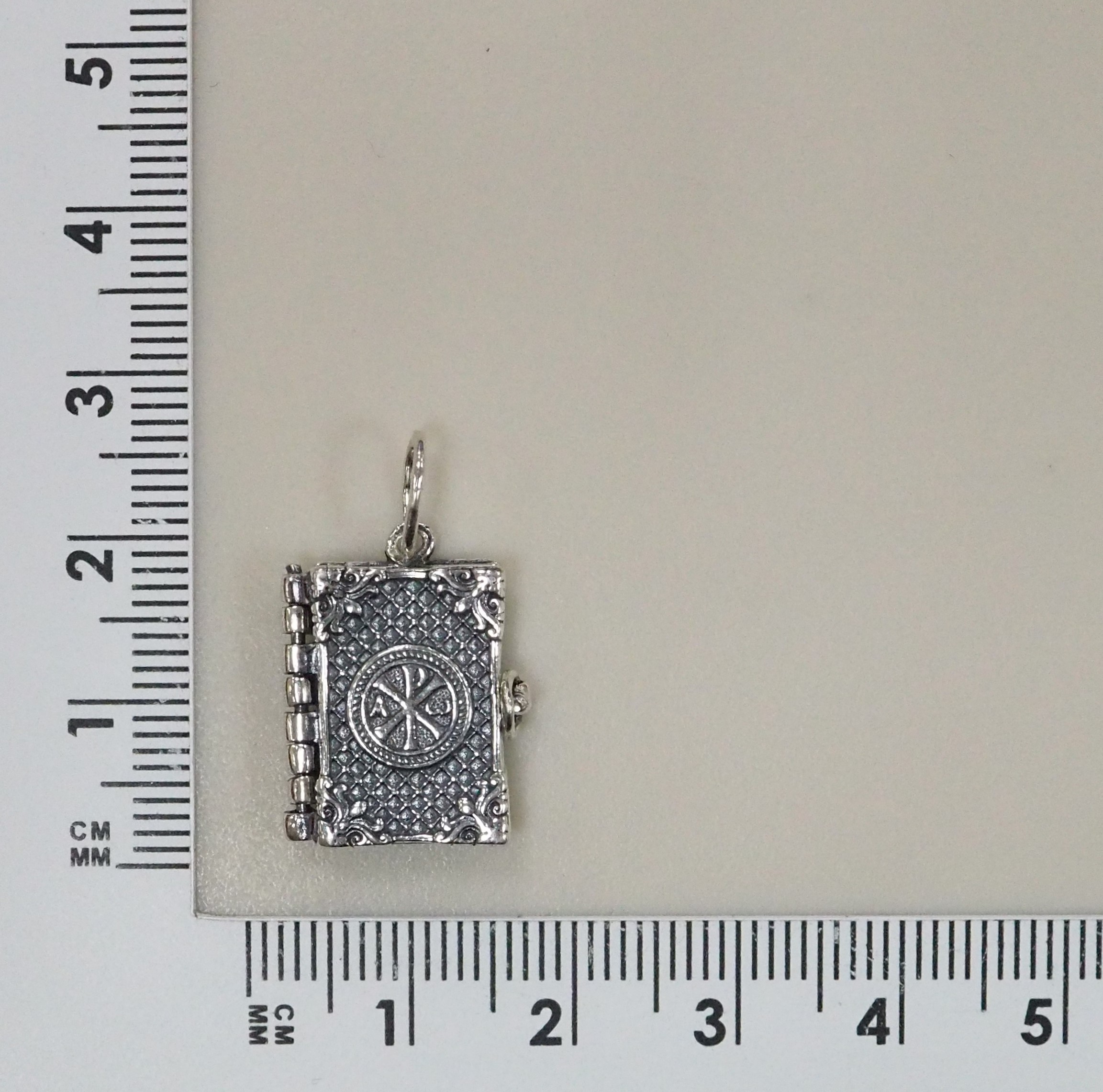 Серебряная подвеска "Скрижаль Псалом 90"